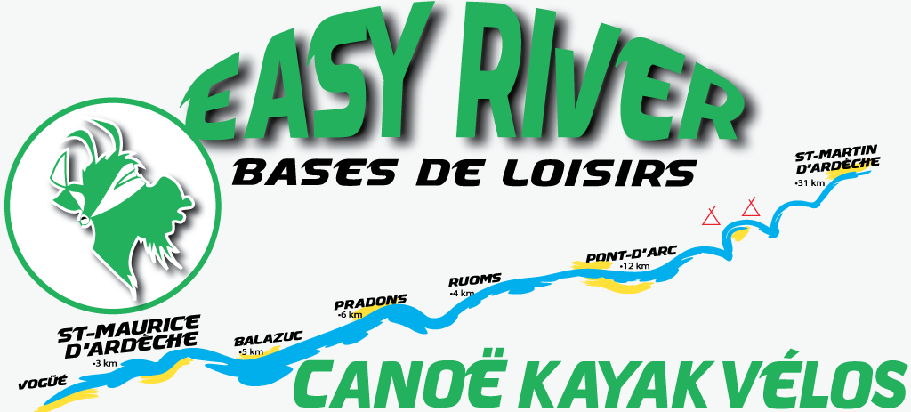 Carte accueil canoe kayak vélos